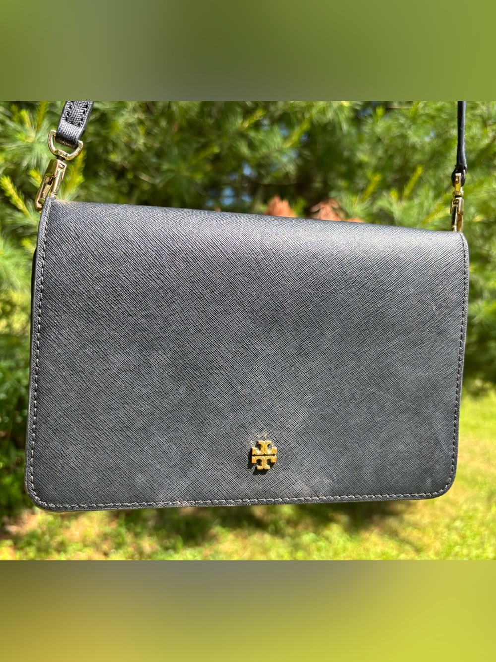 Tory Burch Saffiano Leather Crossbody Bag